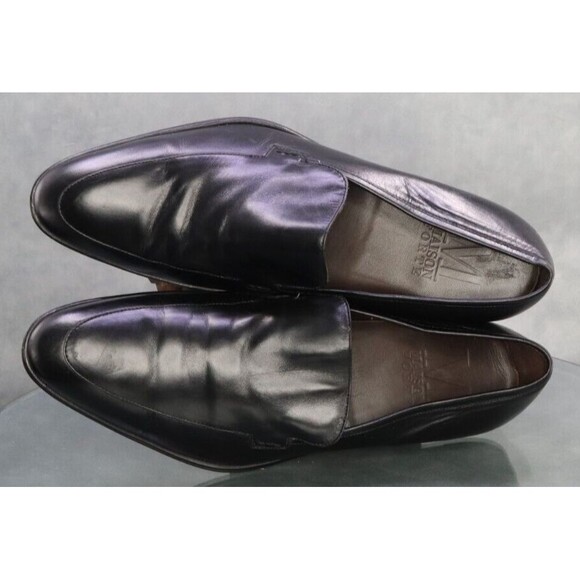 Maison Forte Darkpool Men\'s Dress Loafers Shoes Size 11.5 Leather Black main image 4